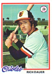 1978 Topps Baseball Cards      237     Rich Dauer